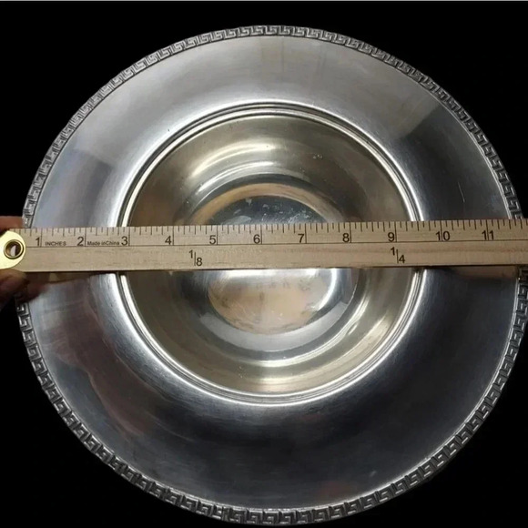 Vintage WMA Rogers Centerpiece Bowl With Gold Colored Lid - Picture 3 of 5